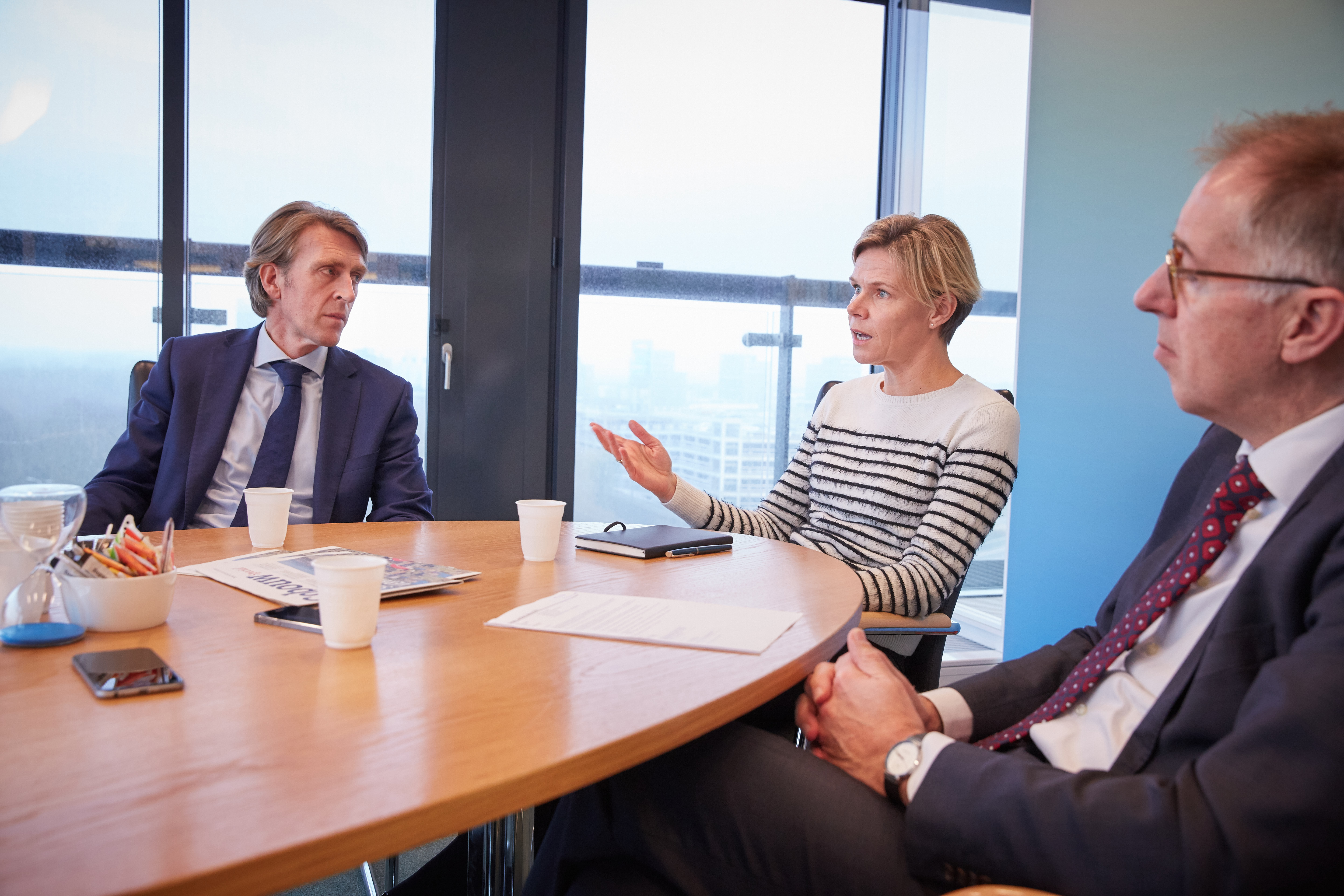 Vlnr.:Edwin Lokkerbol,  Jacolien Eijer en Cees Brandsen. Foto: Vincent Basler