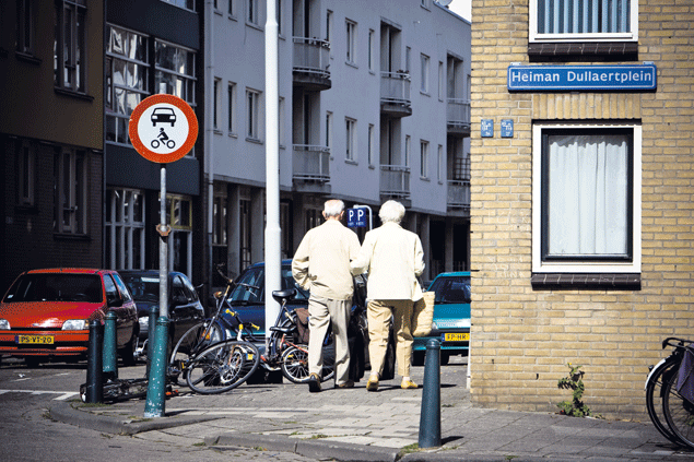 Woonwijk van woningbouwvereniging De Woonbron in Delfshaven. Foto: Chris Pennarts.