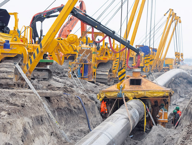 Uitbreiding van het gasnetwerk van Gasunie. Foto: Archief