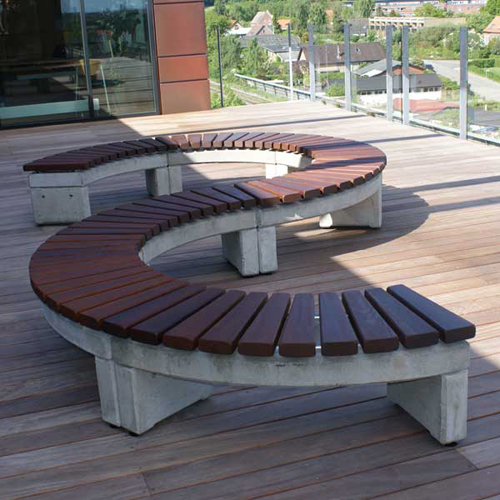 Straatmeubilair met curves!