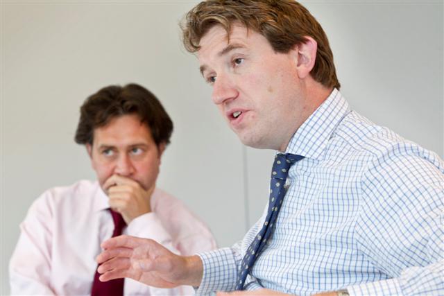 Erik Oostwegen(r) en Frank heemskerk Haskoning