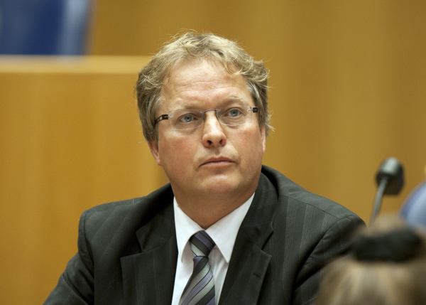 DEN HAAG - Het kamerlid Ard van der Steur (VVD), dinsdag tijdens het vragenuurtje in de Tweede Kamer.