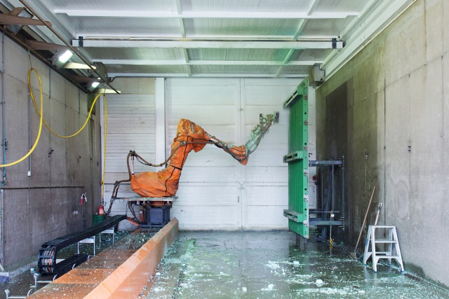 BAM Materieel, Lelystad, robot, bekisting, juli 2014    