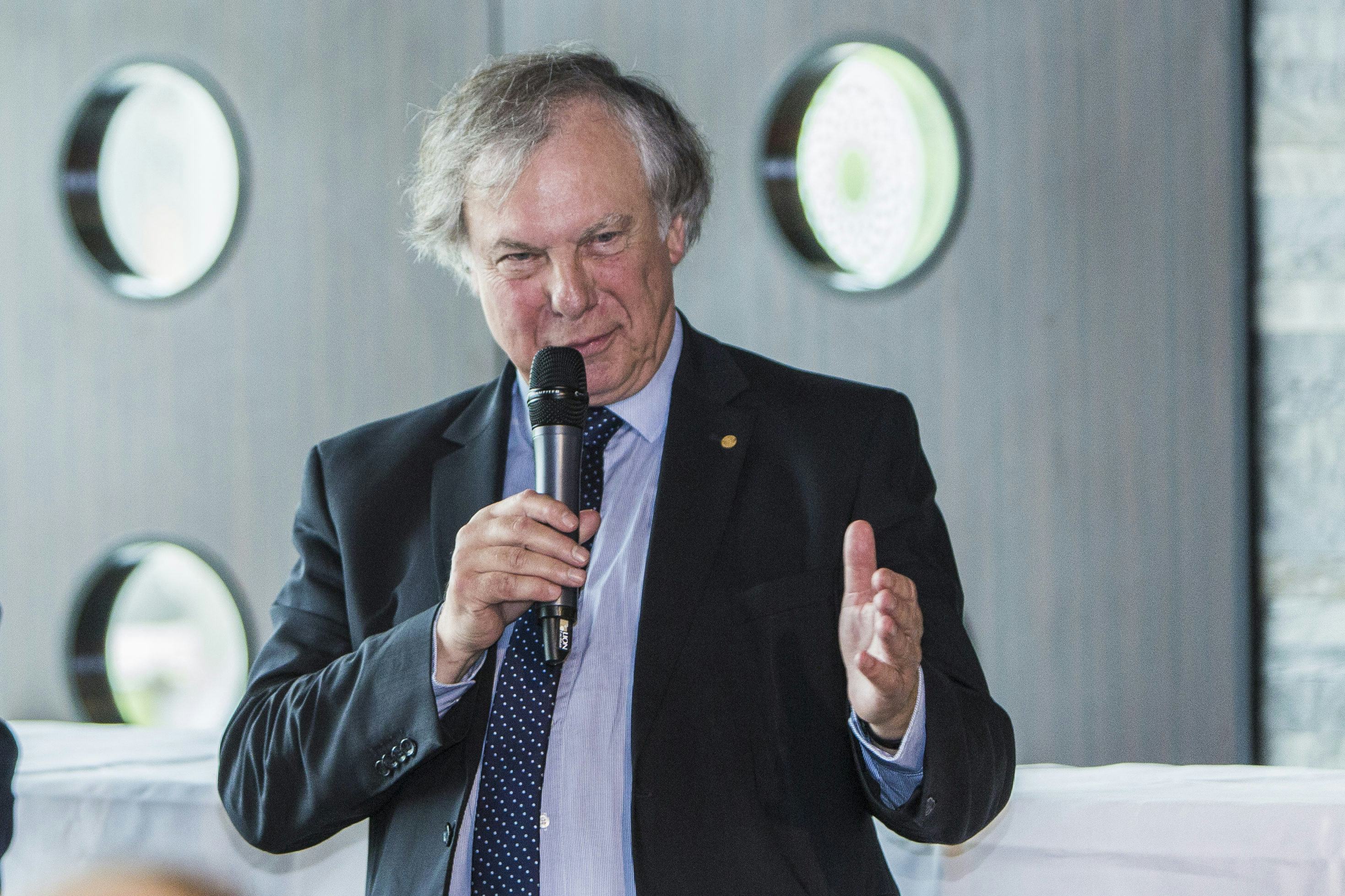 Wim van der Maas (rechts) naast Daan Stuit.