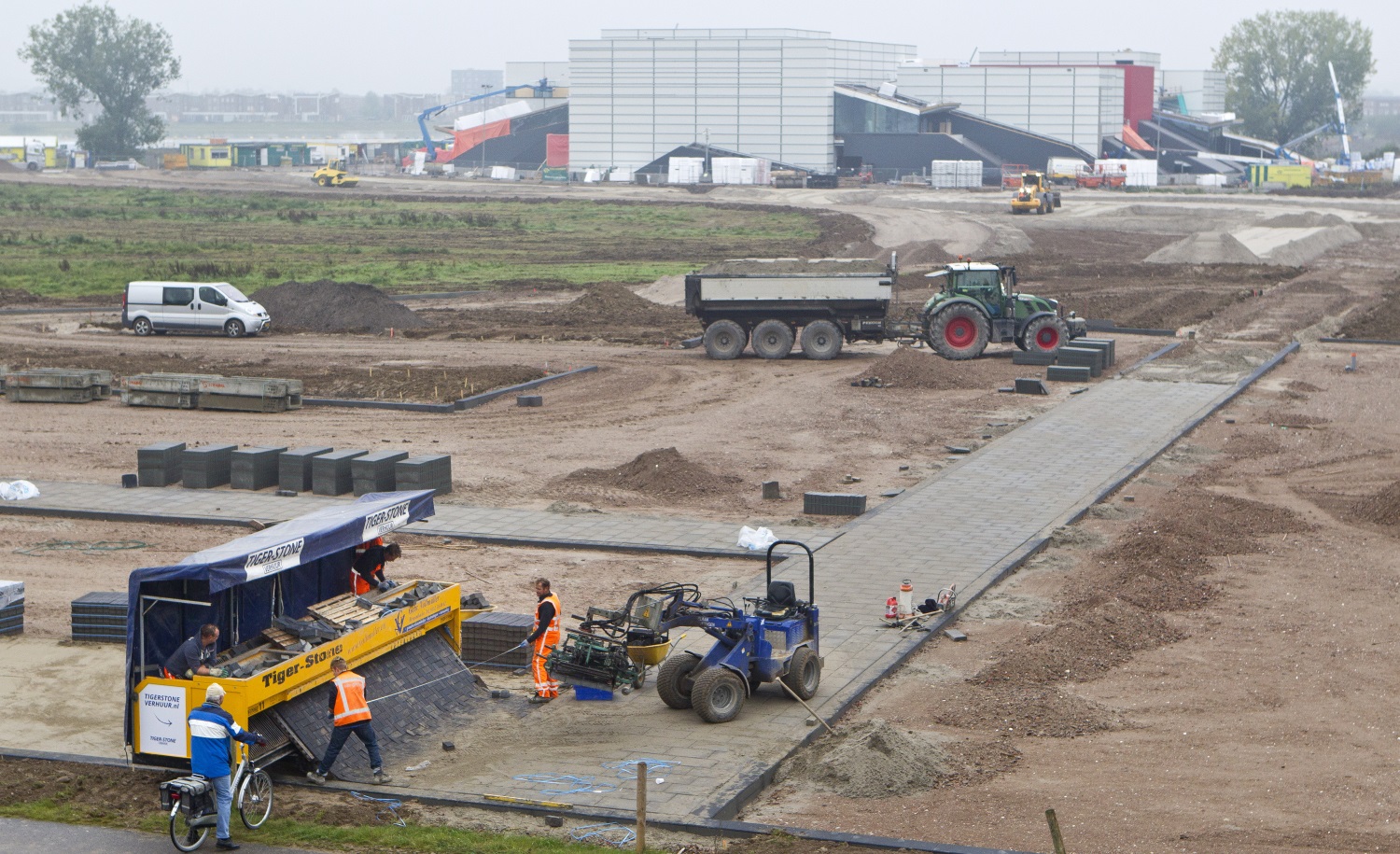 Duurzaam parkeerterrein