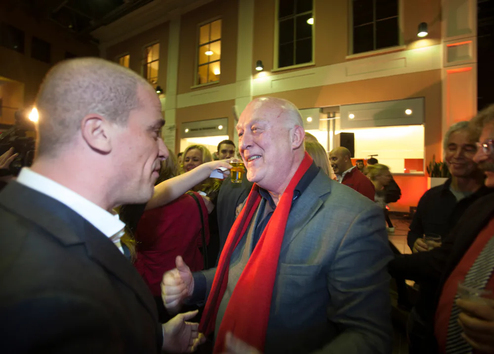 Henk Deinum in gesprek met Diederik Samsom - Hollandse Hoogte