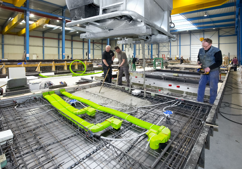 MBS nam in 2011 Niemans over maar staakte al snel de productie van heipalen en legde zich toe op woningcasco's en vloeren. Foto: Ruud Ploeg