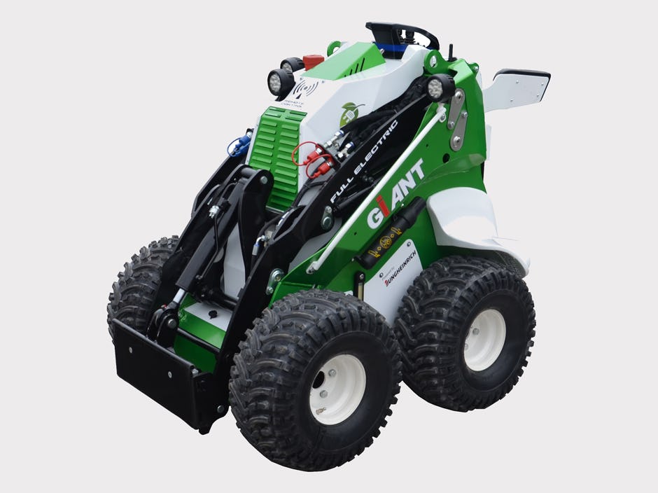 Bauma: Giant gaat op groen met elektrische skidsteer