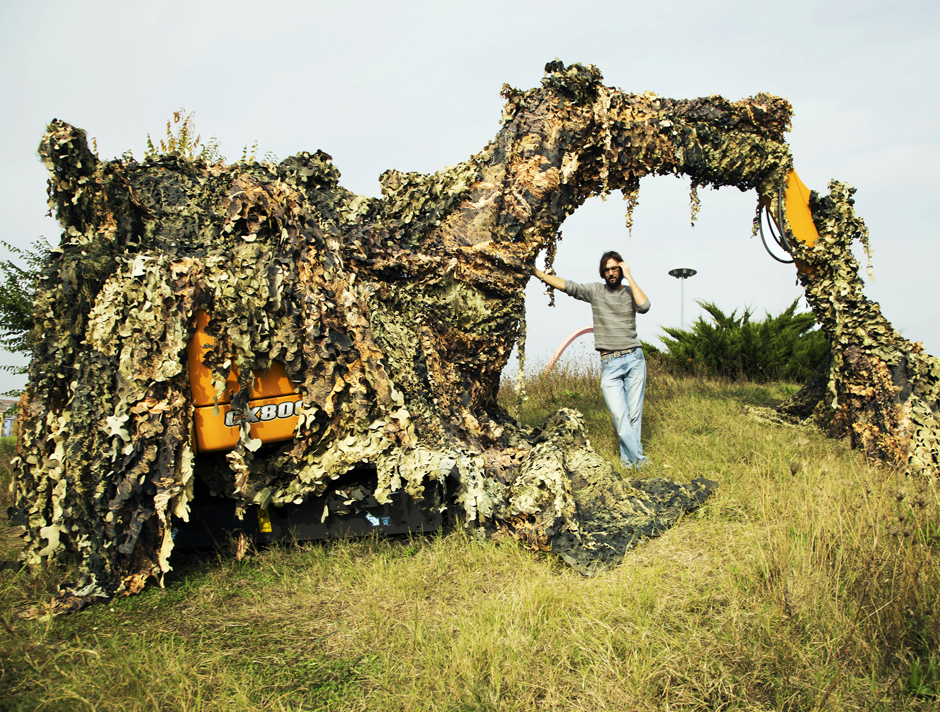 Case doet aan kunstige camouflage