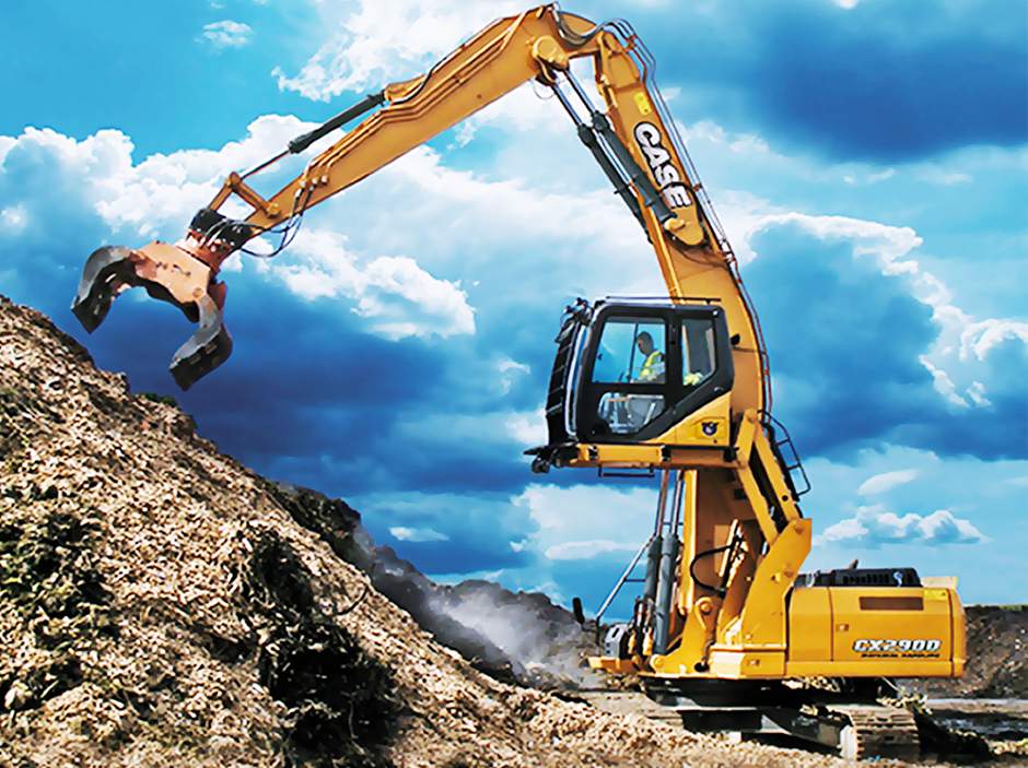 Case CX290D overslagmachine is TKD-primeur