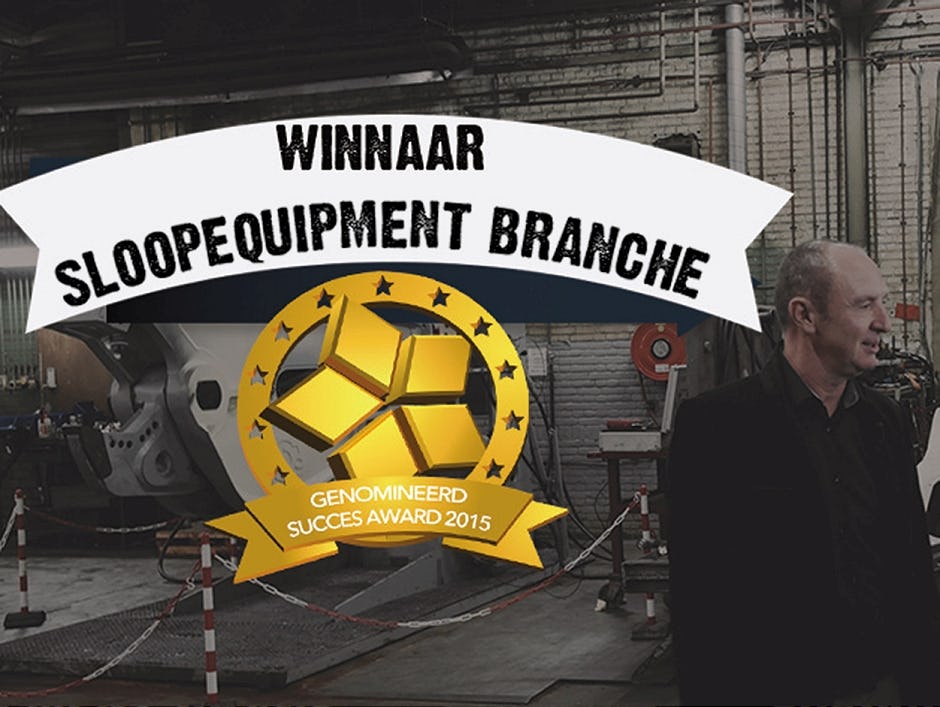 Demarec trotse branchewinnaar in de sloopequipmentbranche