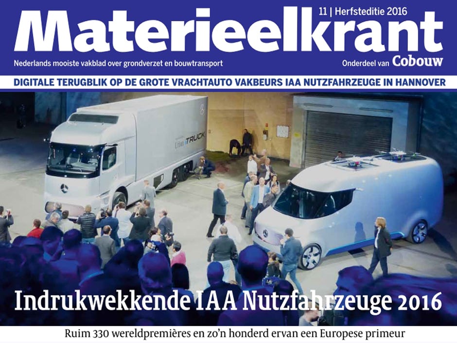 Digitale herfsteditie Materieelkrant over IAA 2016