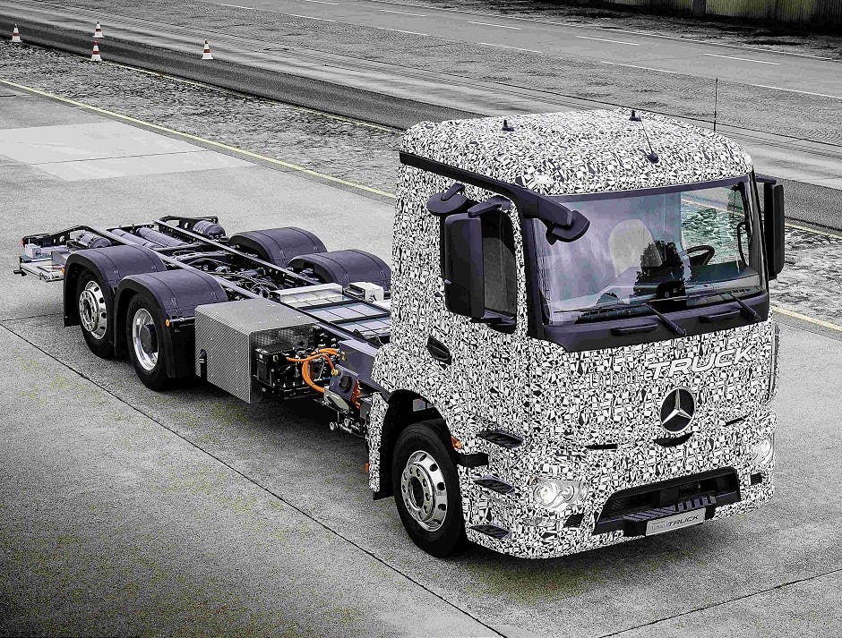 Mercedes-Benz presenteert krachtige elektrische Urban eTruck