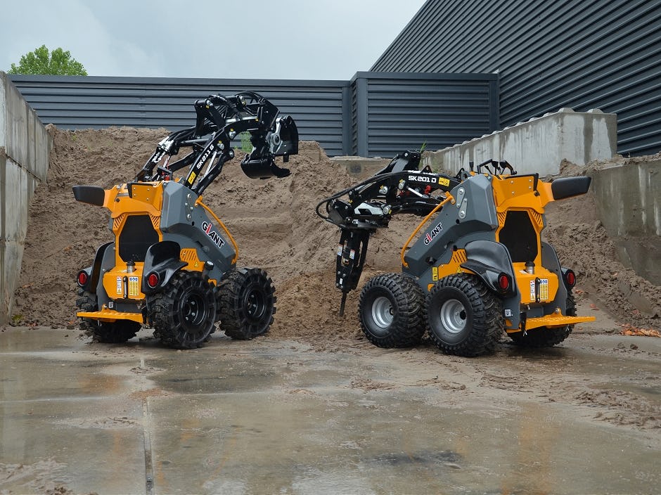 Nieuwe lijn Giant skidsteers in productie genomen door Tobroco