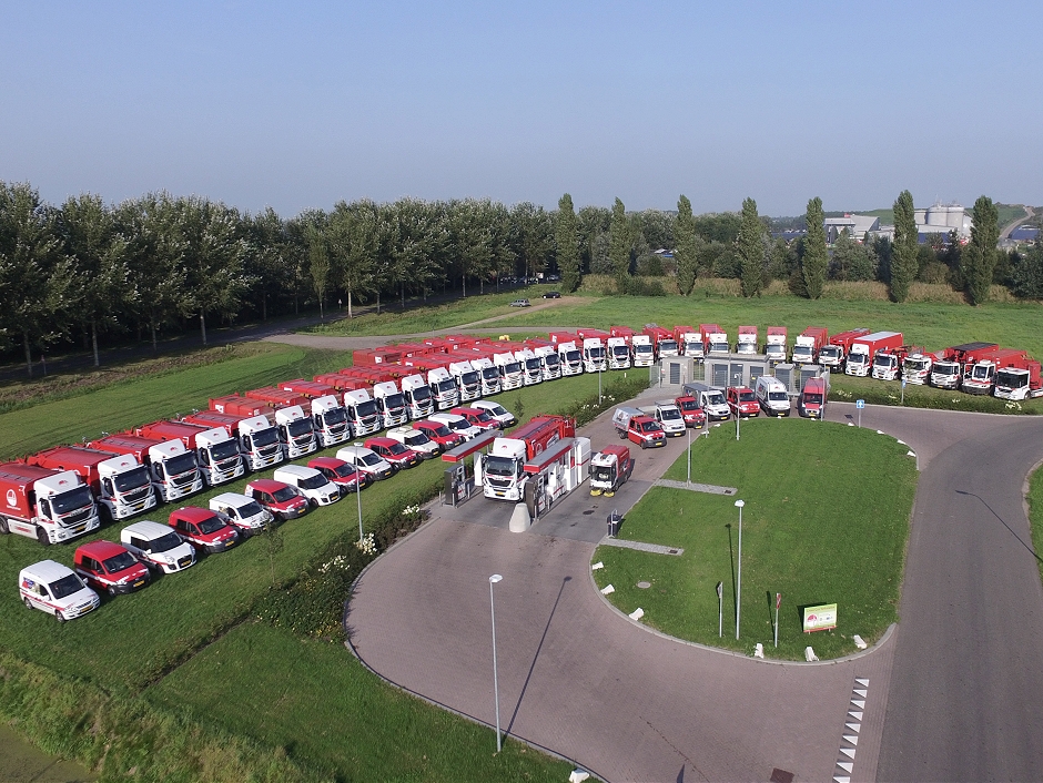 Omrin: halve vloot op groengas door eigen biogasinstallatie