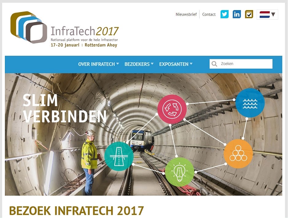Slim verbinden hoofdthema InfraTech 2017