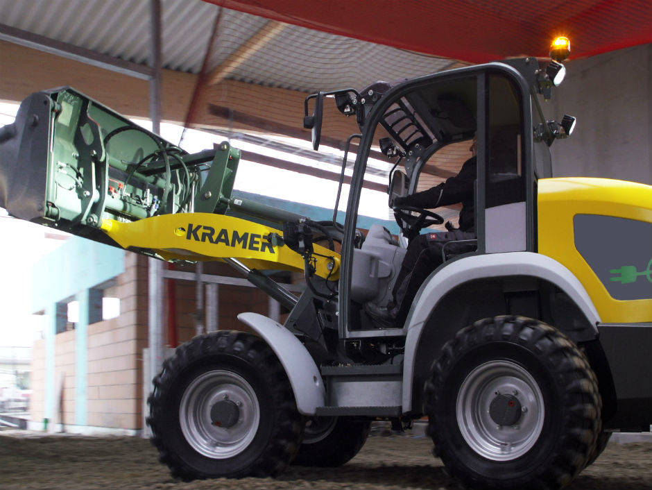 Collé introduceert elektrische wiellader Kramer