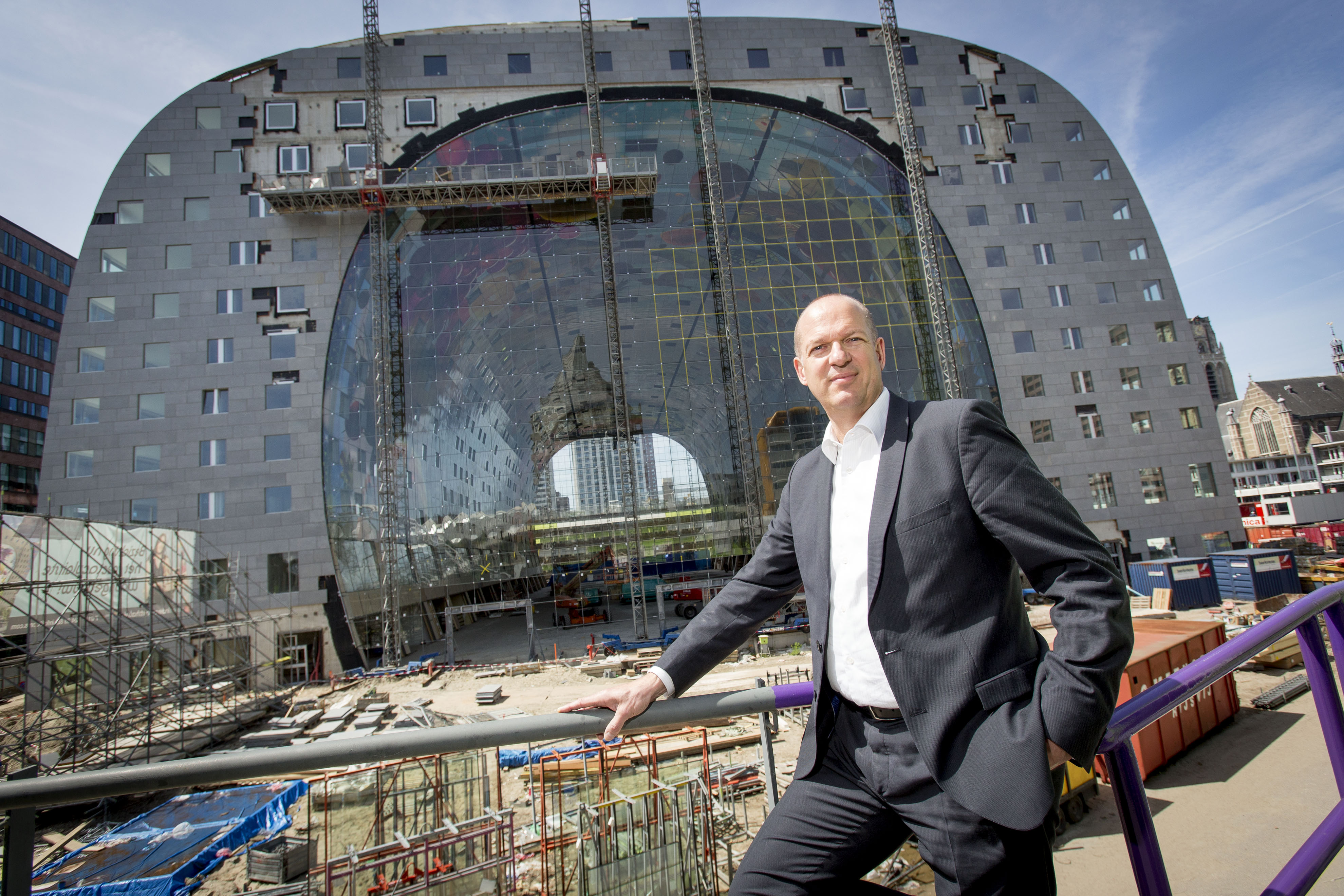 (C)Roel Dijkstra Fotografie / Foto Fred LibochantRotterdam / Henk Vlug bij Markthal