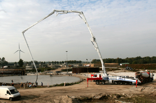 De Grootste Betonpomp Van Ons Land