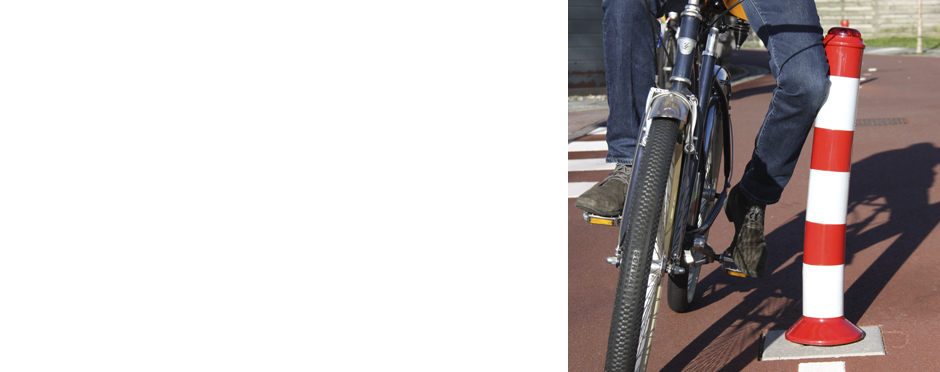 Fietspadpaal blijft zichzelf heruitvinden