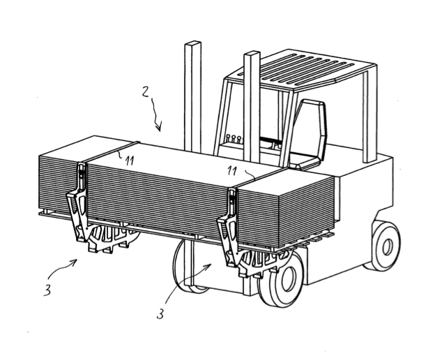 Elk kantelframe heeft een spanband en aan de onderzijde vijf steunpunten.