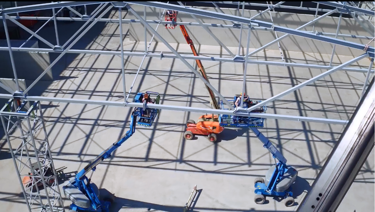 Bouwproject van boven