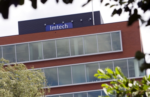 GOUDA - Hoofdkantoor van technische dienstverlener Imtech in Gouda. Technisch dienstverlener Imtech werd donderdag op de Amsterdamse aandelenbeurs beloond voor zijn halfjaarcijfers. Kort na de opening steeg het aandeel 3 procent. ANP PHOTO XTRA LEX VAN LIESHOUT