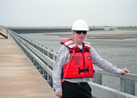 Piet Dircke was eerder voor Arcadis betrokken bij de bouw van waterkeringen voor New Orleans 
