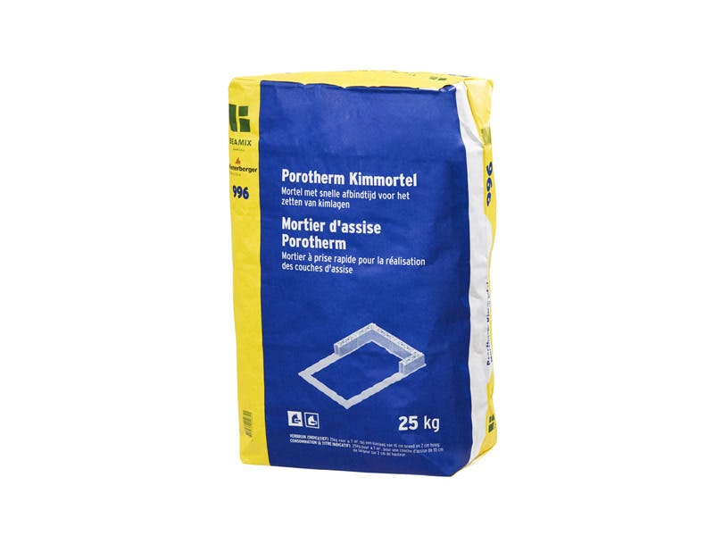 Wienerberger introduceert de Porotherm Kimmortel 996