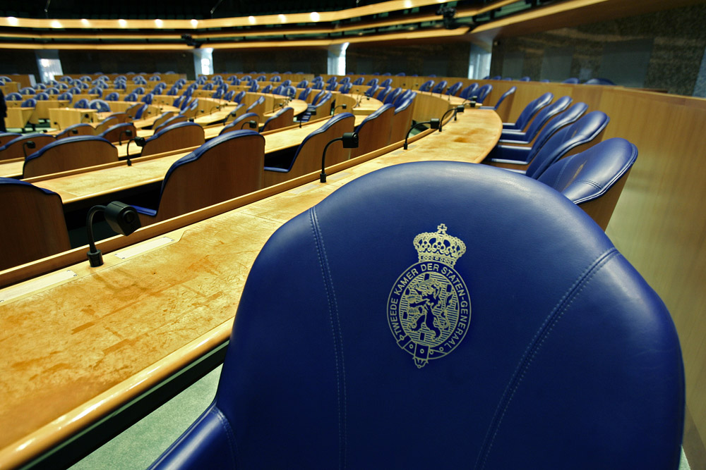 DEN HAAG - Zetels Tweede Kamer in Den Haag. ANP PHOTO ED OUDENAARDEN