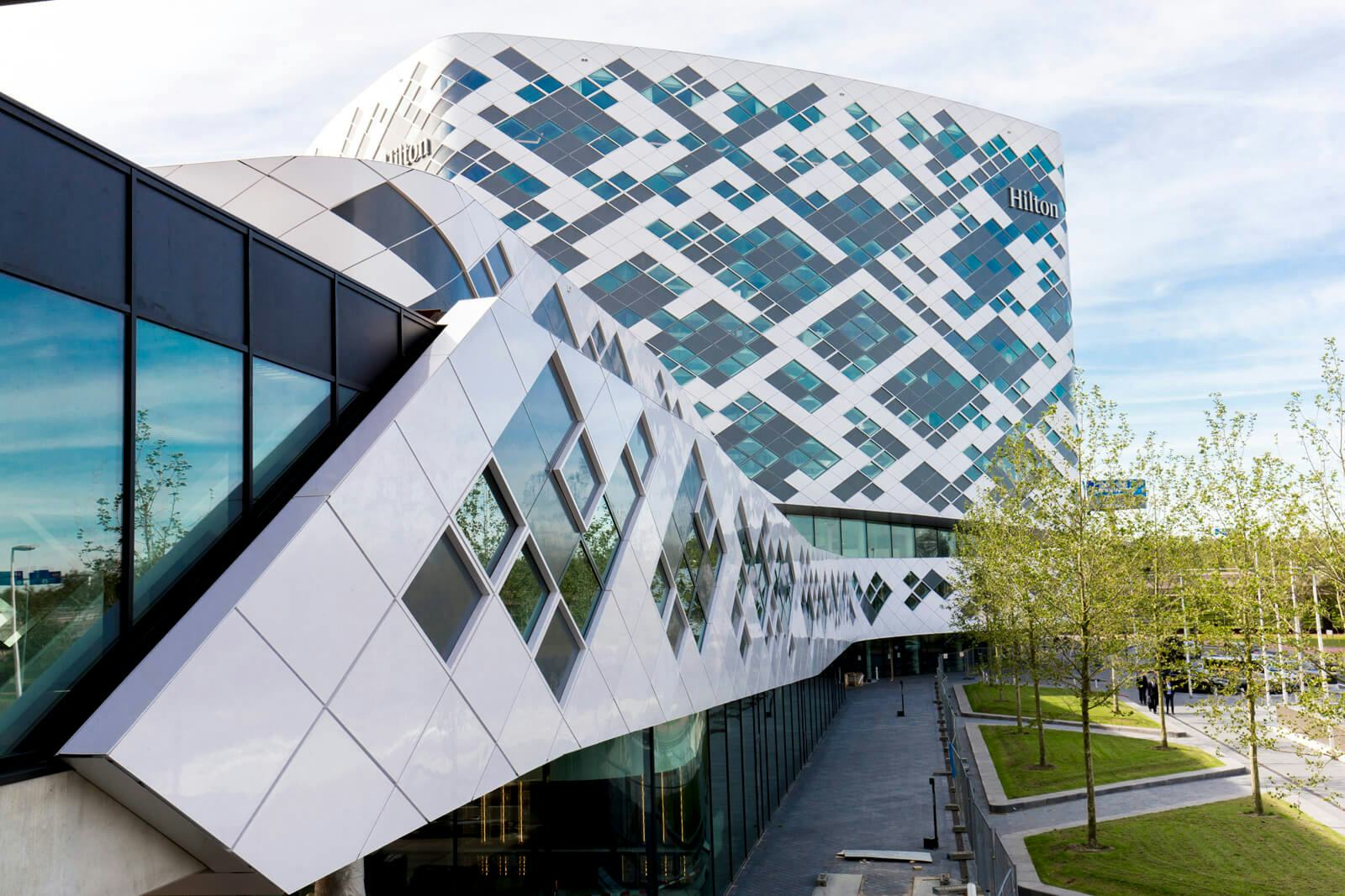 Hilton gevel brandgevaarlijk