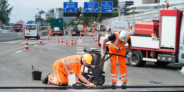 De werkzaamheden zijn halverwege. Foto: Rijkswaterstaat