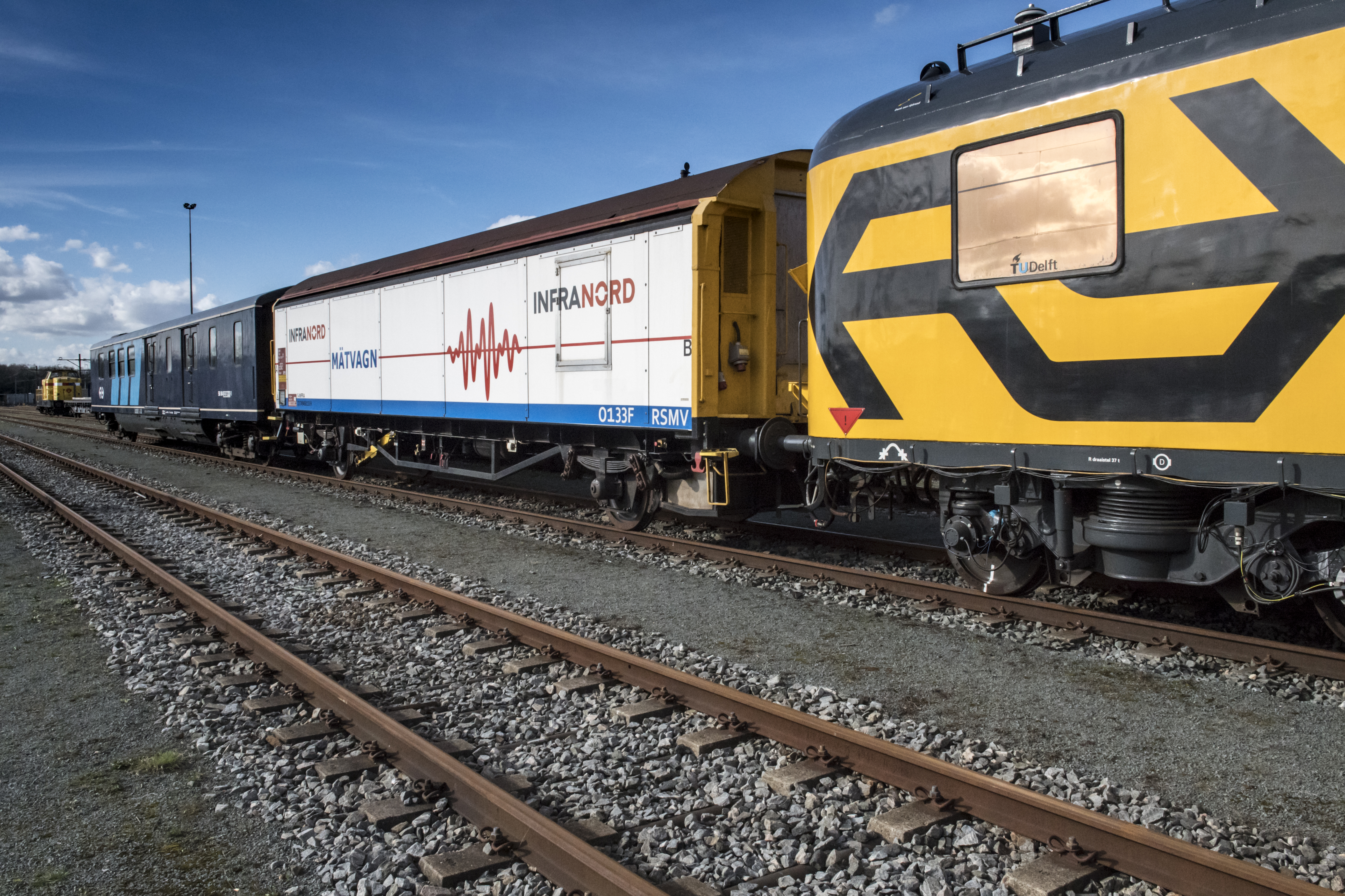 De speciale Zweedse meetrein lijkt niet zo bijzonder. Of toch?
Foto's: ProRail/Gerrit Serné