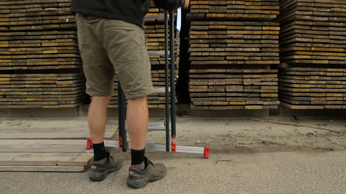 Nooit meer een scheve ladder