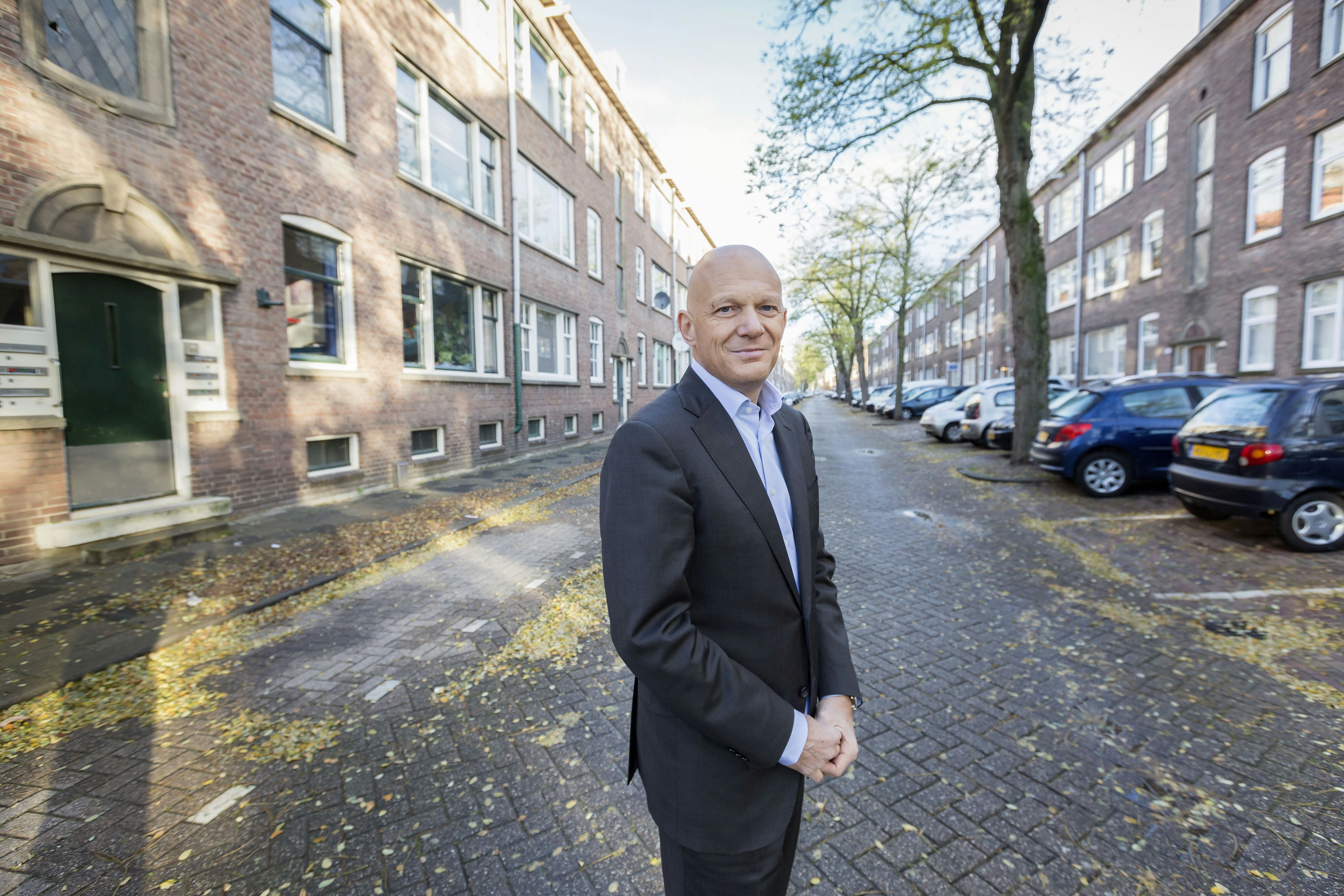 06-11-2017 Rotterdam
Bert Wijbenga van Woonbron.
Foto: Guido Benschop