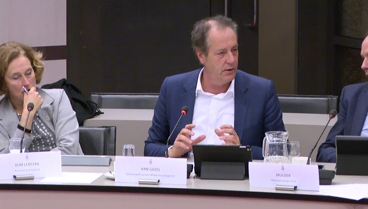 Rob van Gijzel: geen blauwdruk.