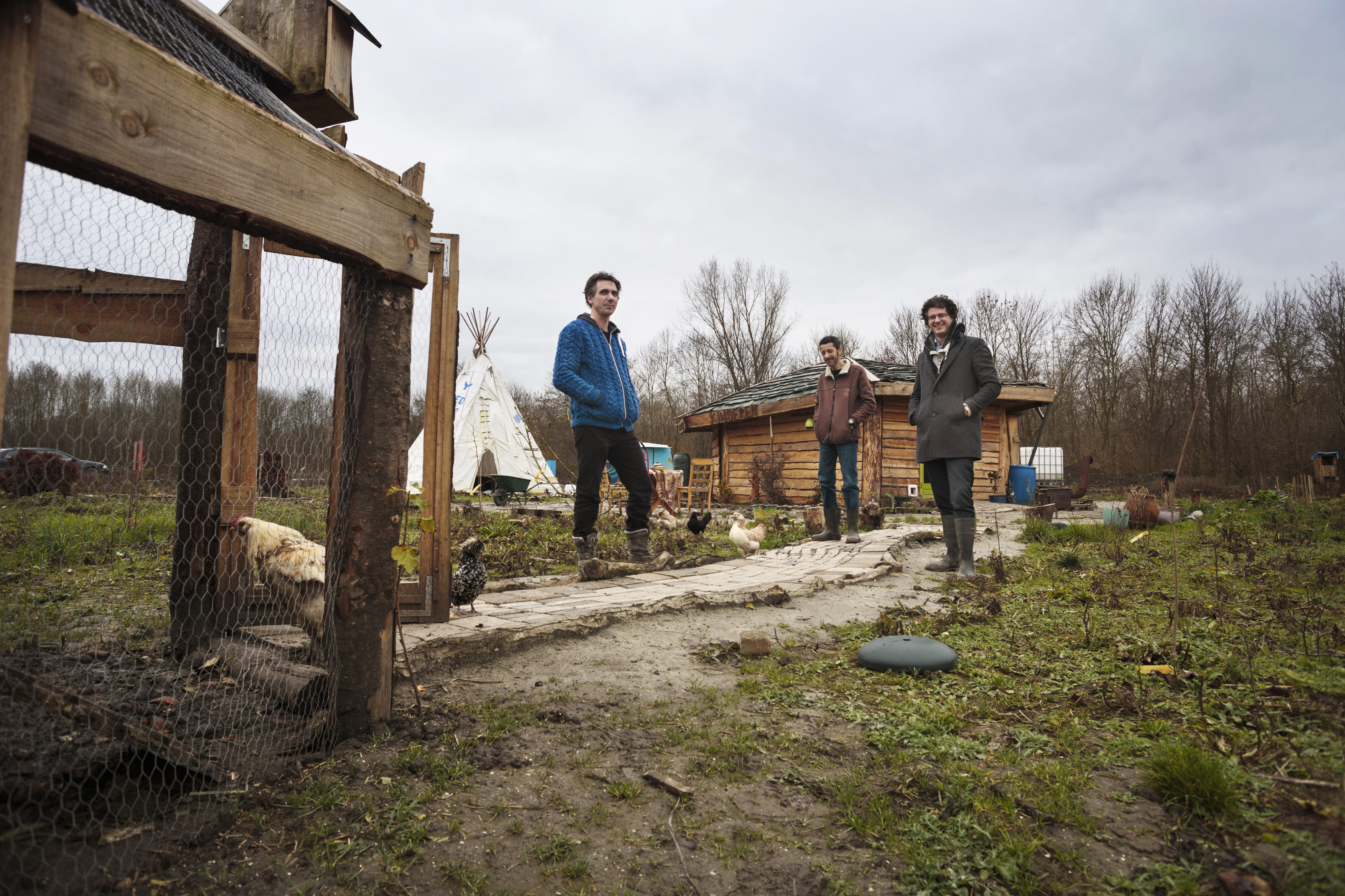 Het Meerwonen project bij Almere.