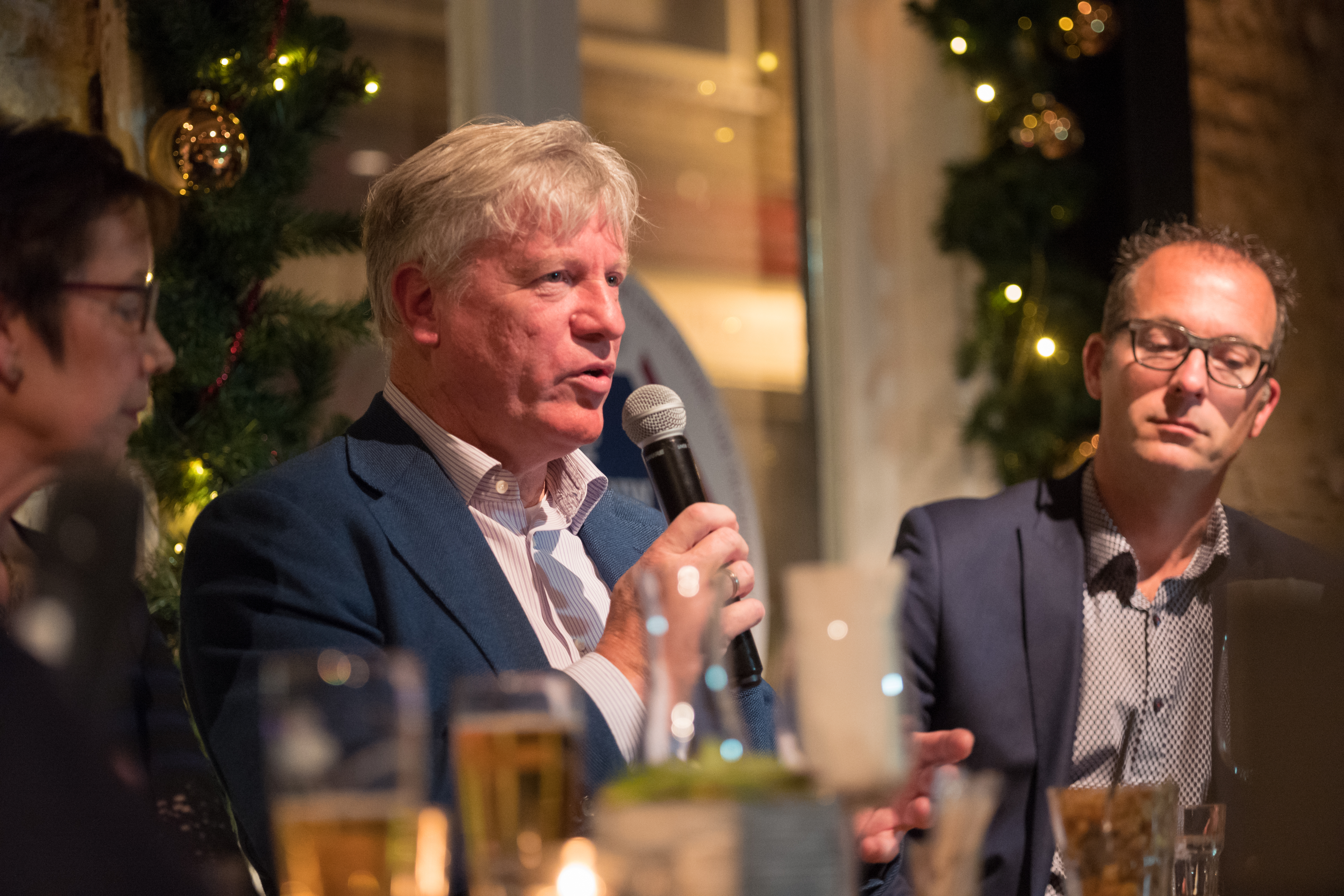 Nederland, Goes, 7 december 2017. Cobouw Cafe, Café Het Postkantoor, Grote Markt Goes. foto: Evert van Moort / Hollandse Hoogte