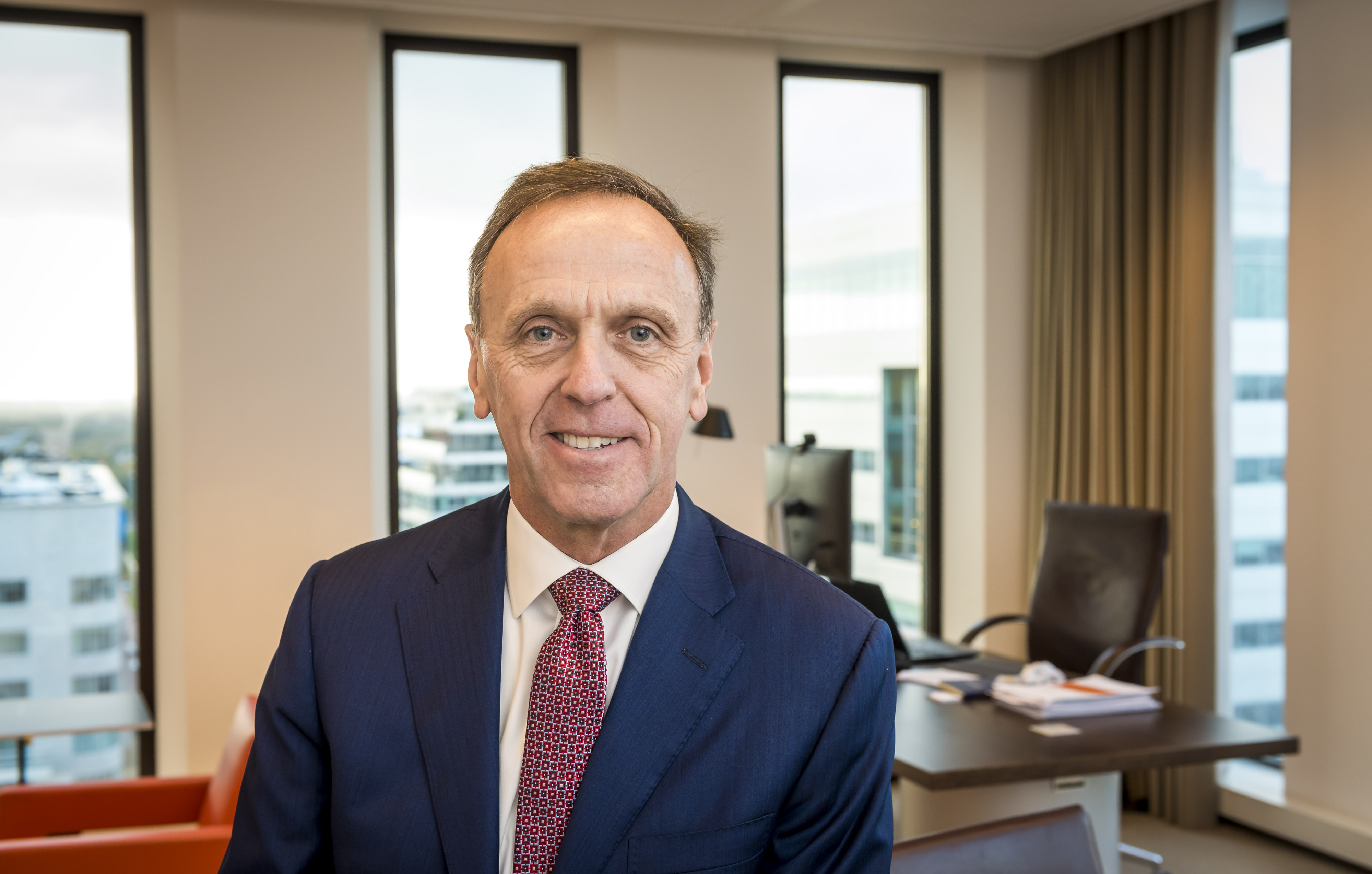 2017-11-13 14:49:06 AMSTERDAM - Portret van Peter Oosterveer, CEO bij advies- en ingenieursonderneming Arcadis NV. 
ANP XTRA LEX VAN LIESHOUT