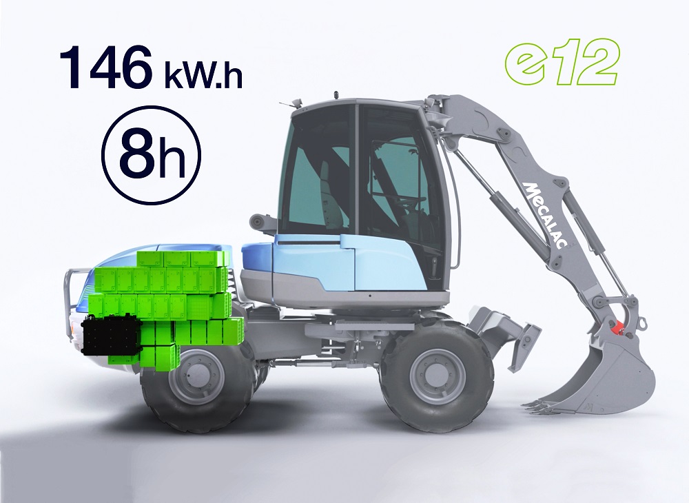 Elektrische graafmachine steeds krachtiger