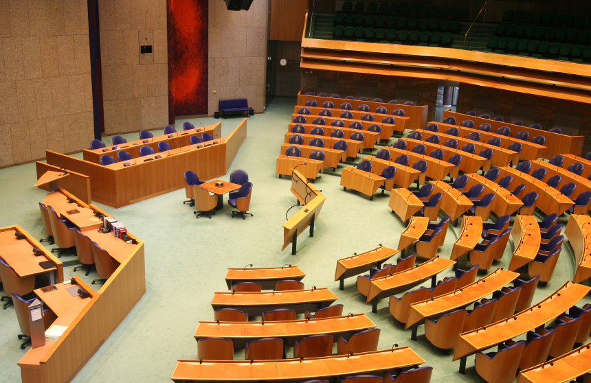 Interior of the Dutch parliament