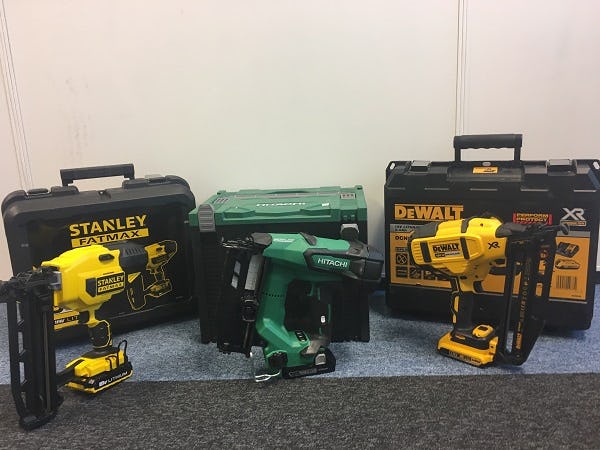 Test draadloze spijkerapparaten