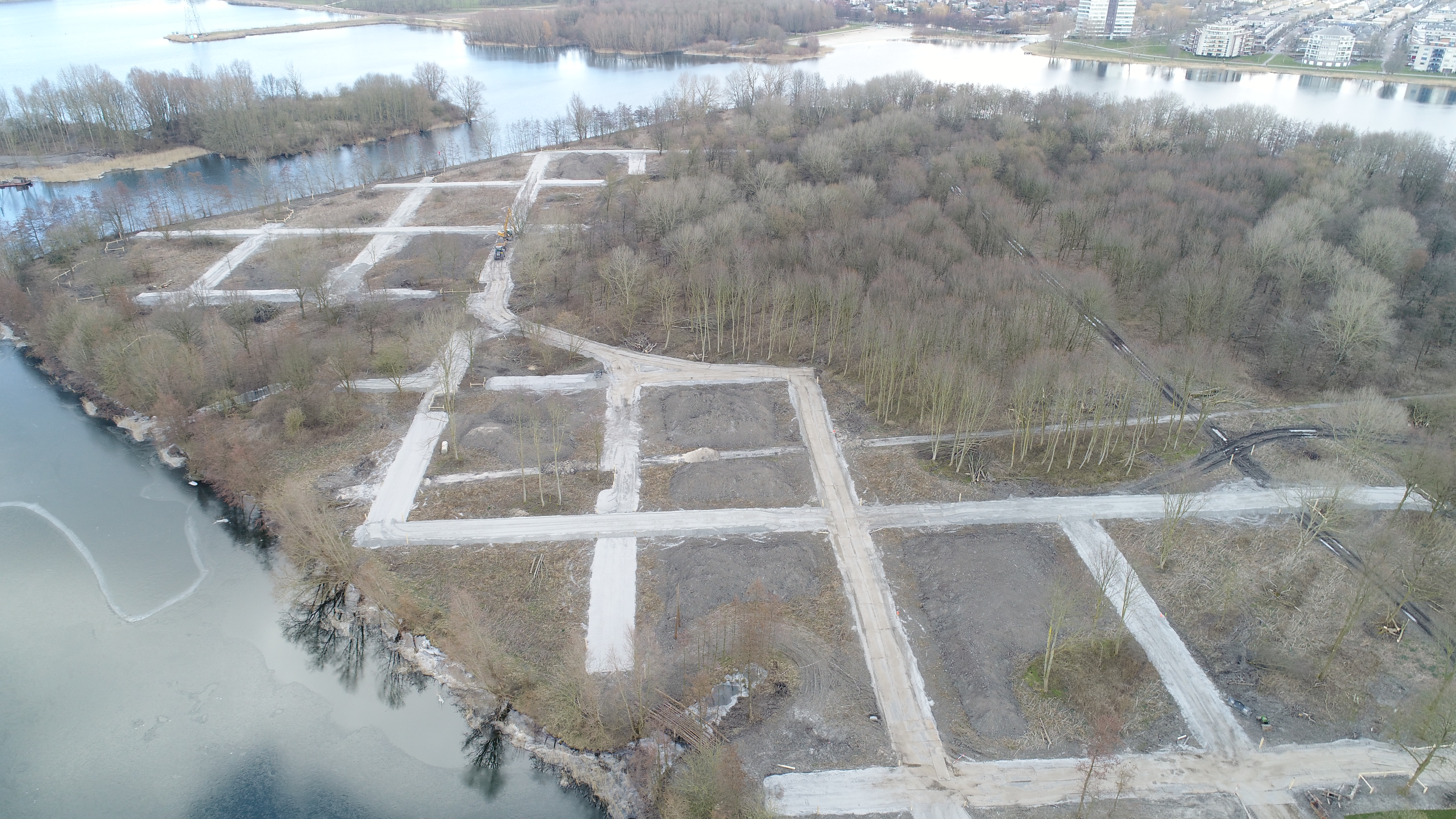 De contouren zijn nu al zichtbaar. In 2022 echt open Foto  Almere/Jasper de Koning