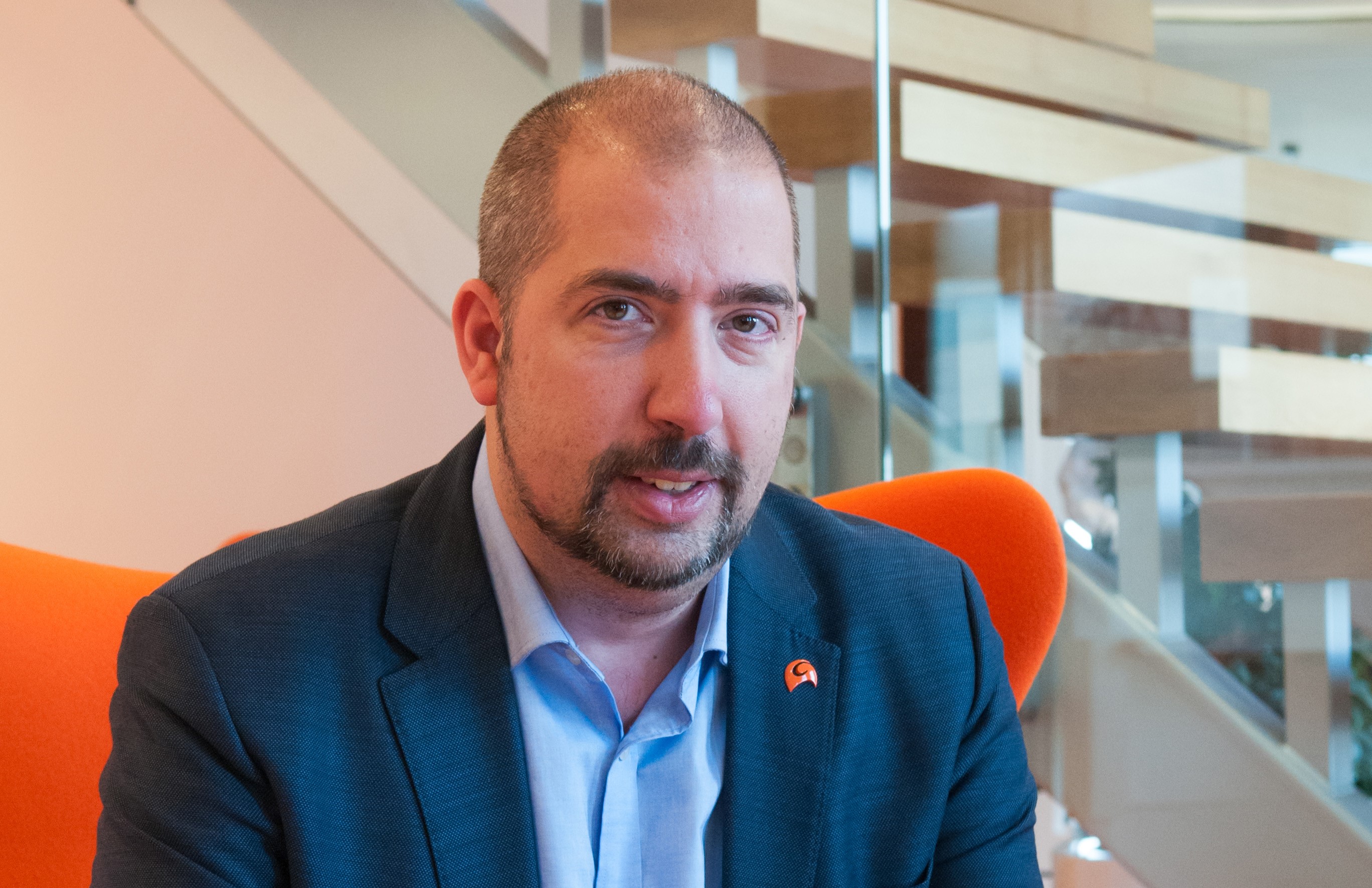 Foto Ronald Bakker
Directeur Patrick van Hoof van Arcadis in Amsterdam.