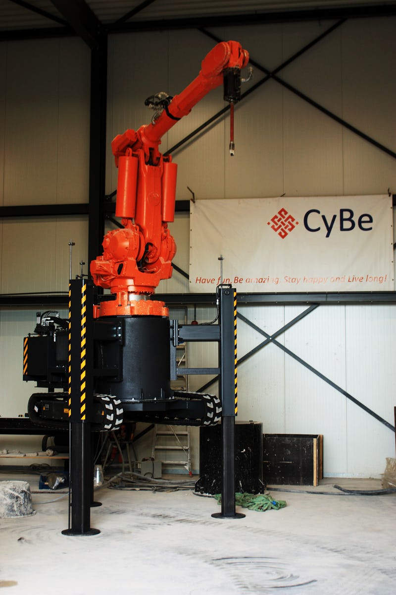 Print robot van CyBe Construction. Foto: CyBe Construction