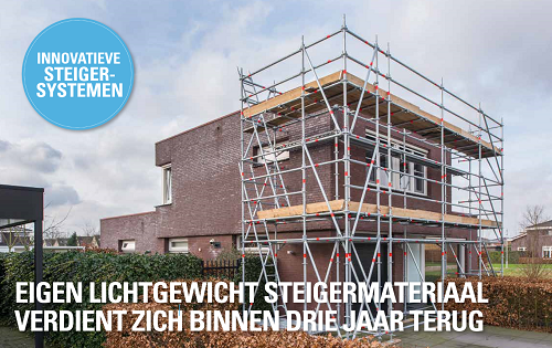 Eigen lichtgewicht steigermateriaal verdient zich binnen 3 jaar terug