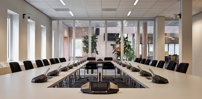 Volglazen vlakke vouwwand