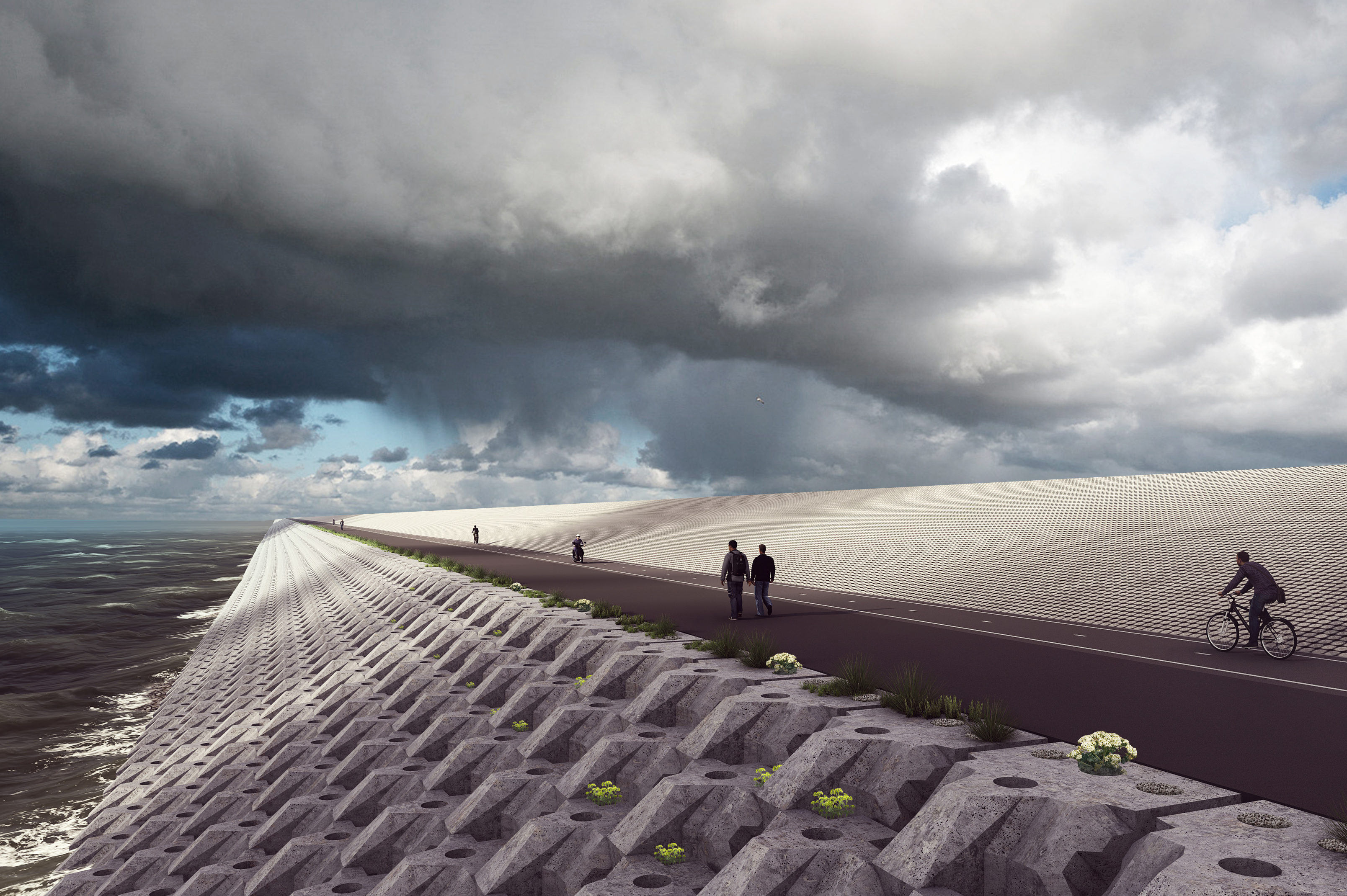 De levvel-blokken komen bovenop de bestaande ballastblokken heen