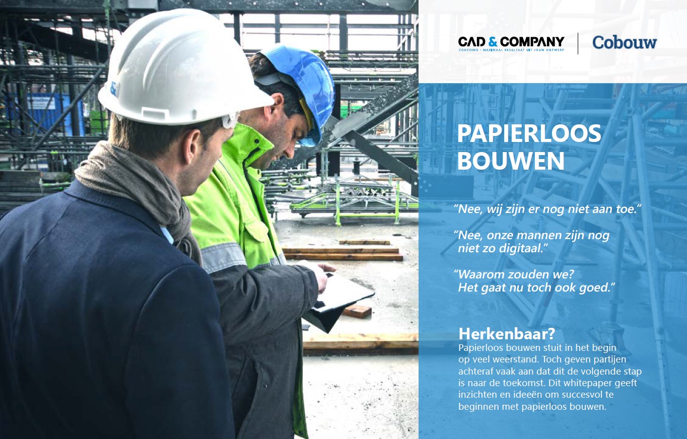 Cad&co papierloos bouwen
