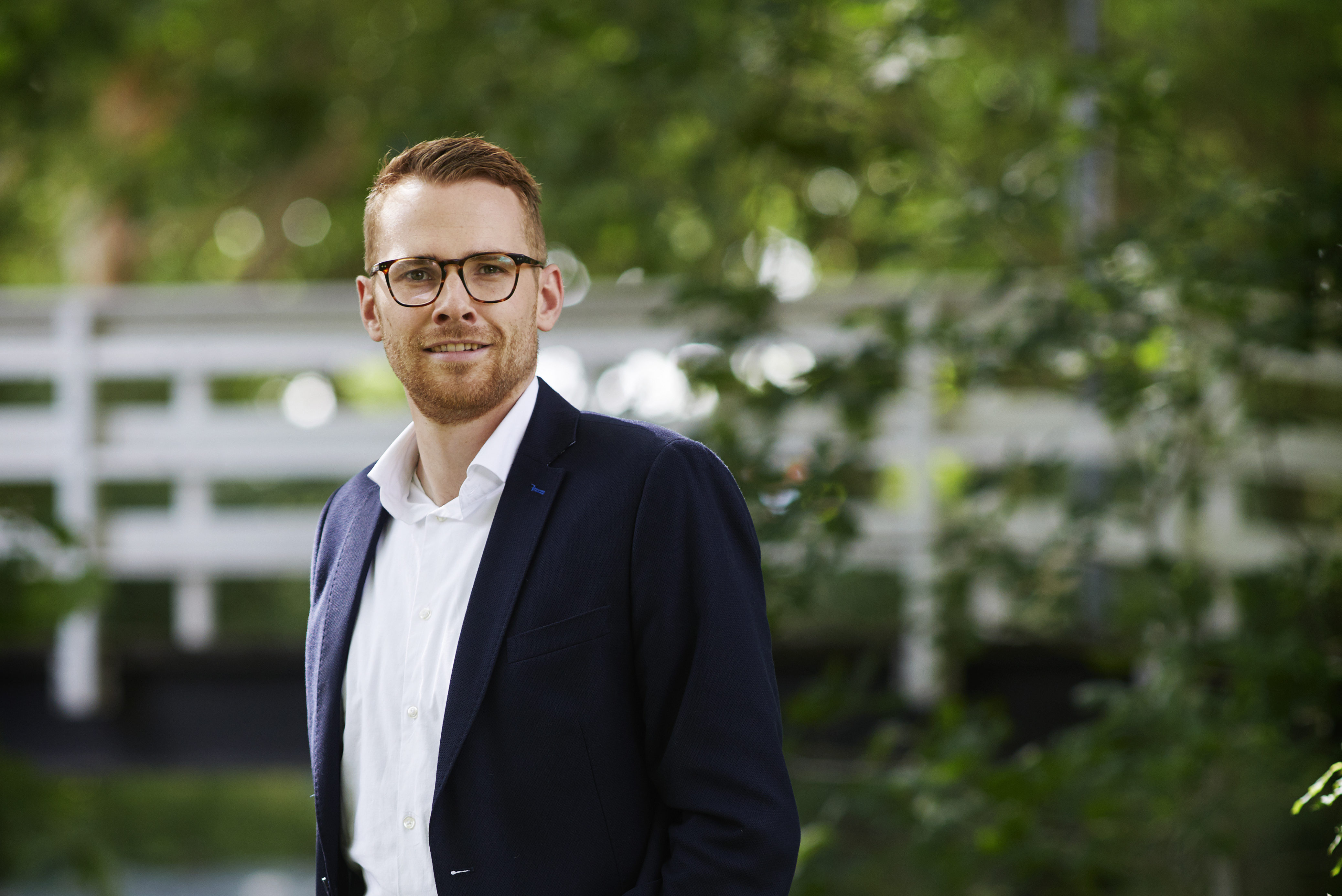 Portret Willem Janssen voor Cobouw, portret gemaakt in opdracht van Ingrid Koenen.